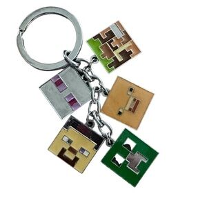 Halder Minecraft Key Ring and Character Charms